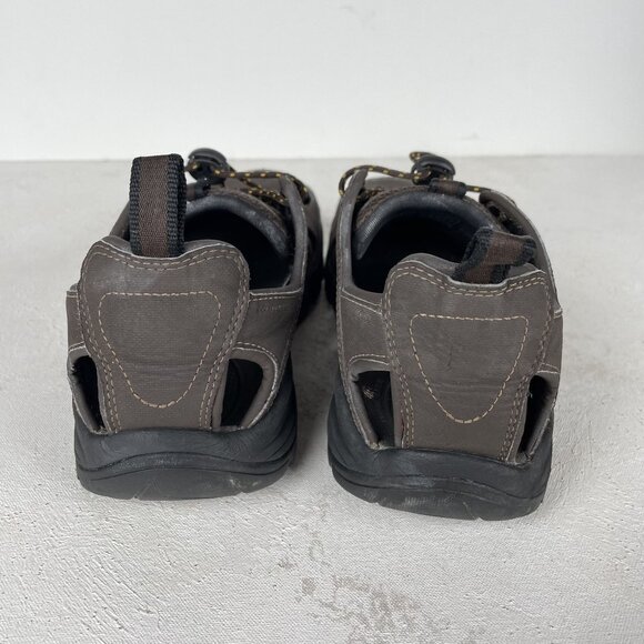 Teva Mens Size 9 Forebay Fisherman Sport Hiking Sandals Black ShocPad - Picture 7 of 8